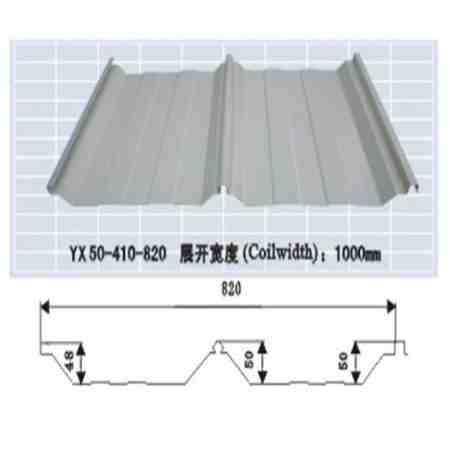 YX50-410-820型彩色壓型鋼板新疆彩鋼